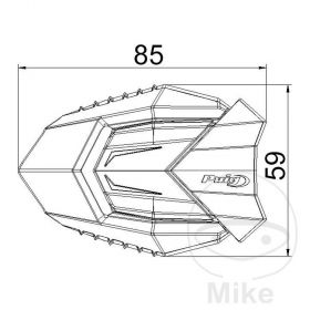 PUIG 4067N CRASH PROTECTORS