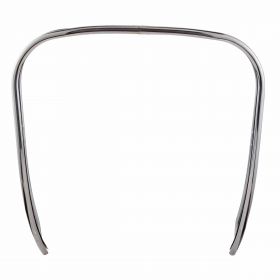 Double chrome shield edge for stylish and durable motorcycles and scooters