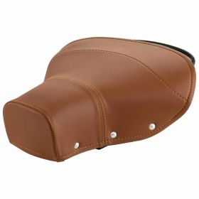 Brown RAL 8002 single-seat front seat with 240mm handle