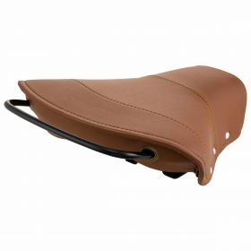 Brown RAL 8002 single-seat front seat with 240mm handle