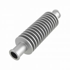 SERIE PRO Heizkörper CNC Aluminium Silber 17mm Anschluss 13mm Durchmesser