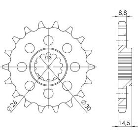 PIGNONE PASSO 530 - Z 18 DENTI (DIS.20801)