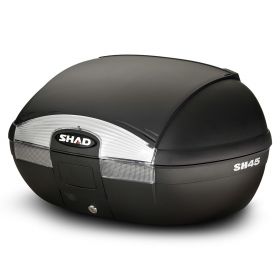 SHAD SH45 Top case kit black 45L with rear rack