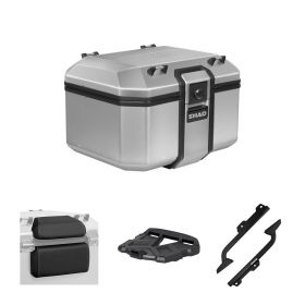 SHAD TERRA TR48 Topcase-Kit Aluminium 48L mit Gepäckträger