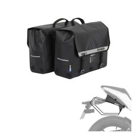 SHAD SW42 Side bags kit black 25L with SE frames