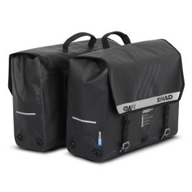 SHAD SW42 Side bags kit black 25L with SE frames