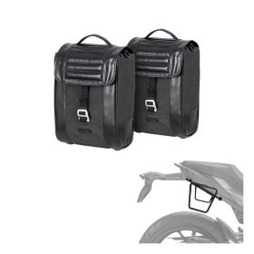 SHAD SR38 Side bags kit black 10-10L with SR frames