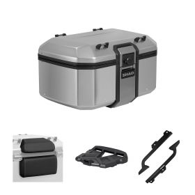 SHAD TERRA TR55 Top case kit aluminum 55L with rear rack