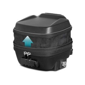 SHAD E03CL PRO expandable tank bag Click System 3/4L with padlock