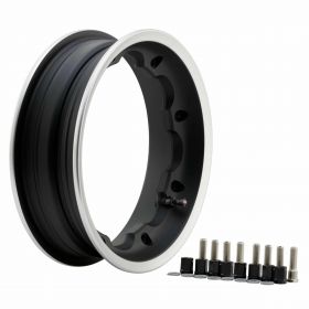 Cerchione SIP Tubeless Octopus 2.50x10 nero opaco offset -2,5mm PCD 8/224,8mm