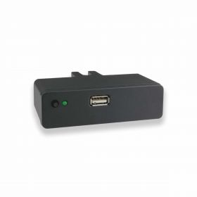 CHARGA C1 Chargeur USB universel 5V en aluminium noir 95x45x27mm