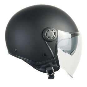 Casco Demi Jet SKA-P 1SHA ZEN MONO Nero Opaco