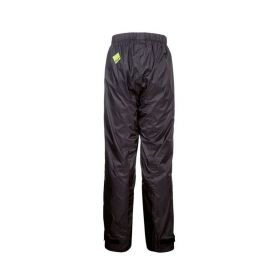 Pantalone antipioggia T.UR wp pants nero giallo fluo super compattabili