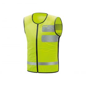 Gilet de vision T.UR fluorescent jaune haute visibilité avec approbation européenne