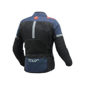 T.UR Veste Hydroscud de Transfert Noir Bleu 2 Couches Approuvée