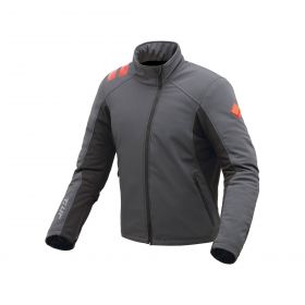 Giacca T.UR podium hydroscud grigia nera in softshell omologata