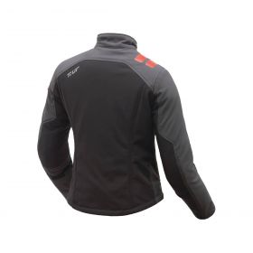 Giacca da donna T.UR podium hydroscud grigia nera in softshell omologata