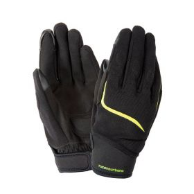 TUCANO URBANO summer gloves with synthetic suede palm MIKY black/fluorescent yellow