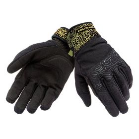 TUCANO URBANO LADY MIKY Women's Summer Gloves Black/Fluo Yellow