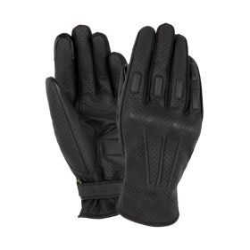 TUCANO URBANO GRANT Black Perforated Leather Summer Gloves