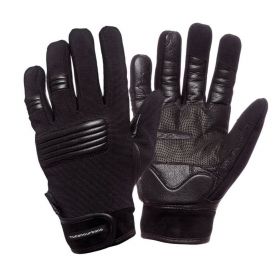 TUCANO URBANO ROB Summer Gloves Black Leather Palm and Elastic Back