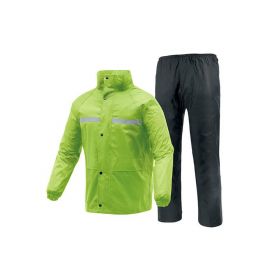 TUCANO URBANO Ensemble de veste et pantalon imperméables Sepiove Noir et Jaune Fluo