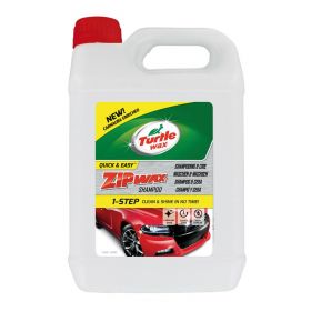 Turtle Wax Zip Wax 2500ml Shampoo cleans shines and adds a layer of wax