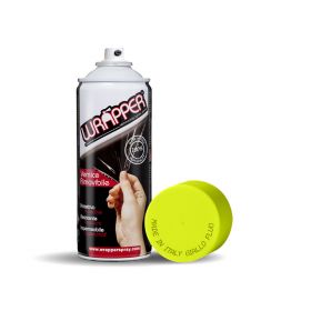 Removable Spray Film Wrapper 400ml Fluorescent Yellow