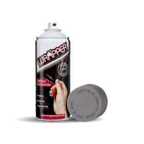 Pellicola spray removibile Wrapper 400ml Grigio alluminio metallizzato