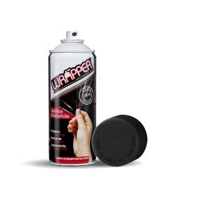 Removable Spray Film Wrapper 400ml Matte Black Ral 9005