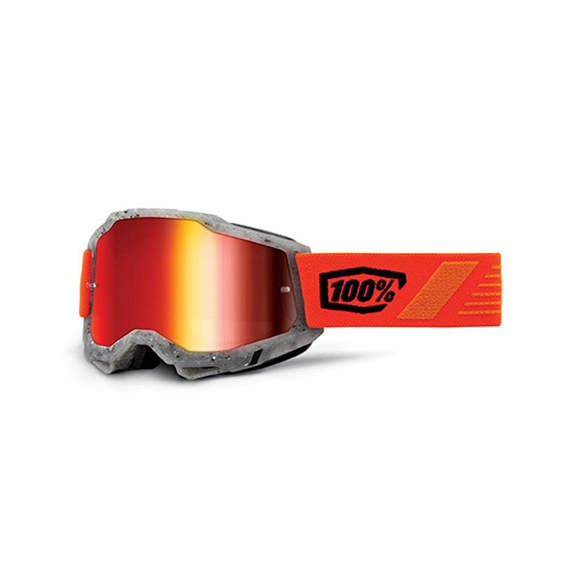 Motocross Goggle 100% Accuri 2 Schrute Red Mirror Lens