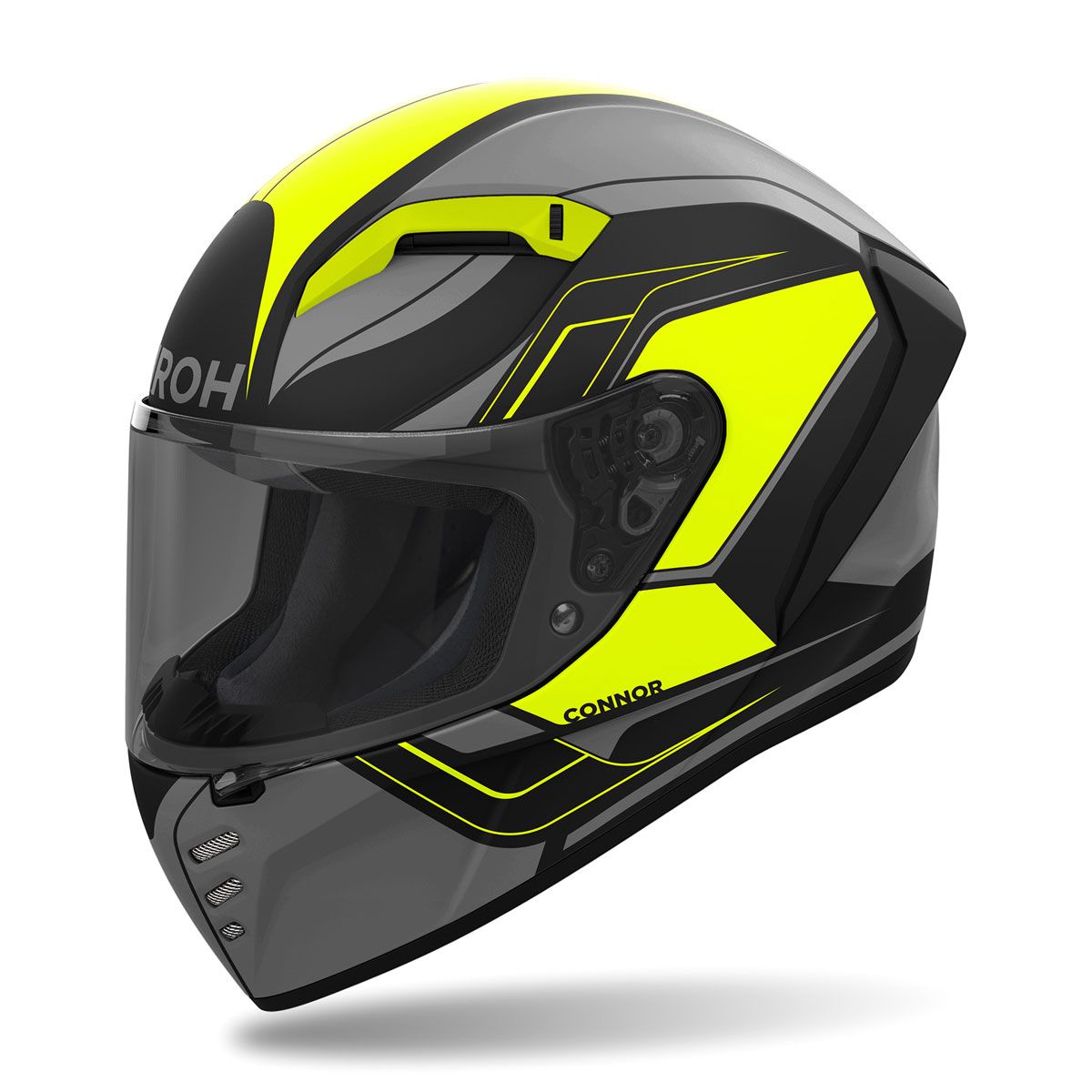 Casco Integrale in Fibra Moto Airoh GP550 S Skyline Arancio Opaco