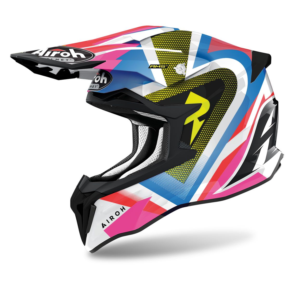 AIROH STKV38 casco motocross strycker view lucido