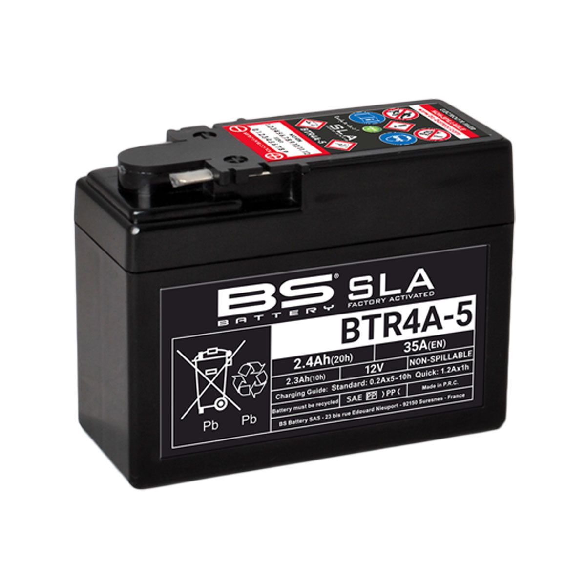 Batterie YTR4A Honda SFX 50 - SH 50 - SXR 50 MM