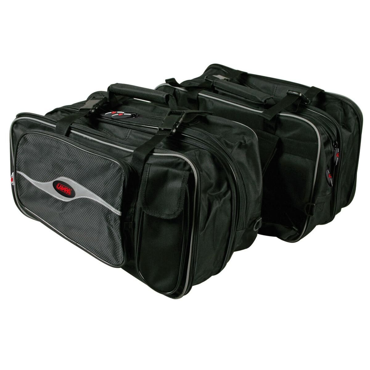 Bagtecs Borse Laterali Moto Coppia RF3 30-40L nero : : Auto e Moto